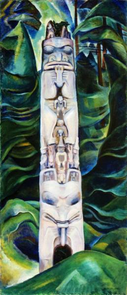 Emily Carr Totem And Forest, 1931