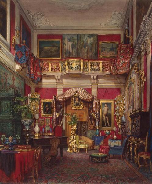 Room In The Quarto Villa, Near Florence by Emmanuel Stockler