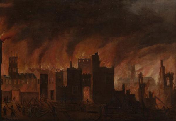 English School The Great Fire Of London