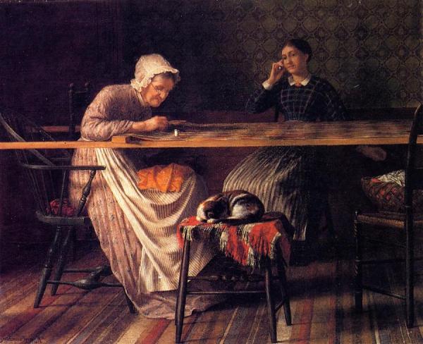 A Quilting Party by Enoch Wood Perry Oil Painting Reproductions