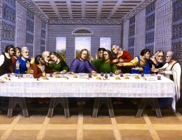 The Last Supper by Erastus Salisbury Field