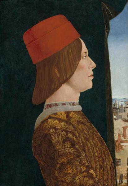 Ercole De' Roberti Portrait Of Giovanni Ii Bentivoglio, C. 1474/1477