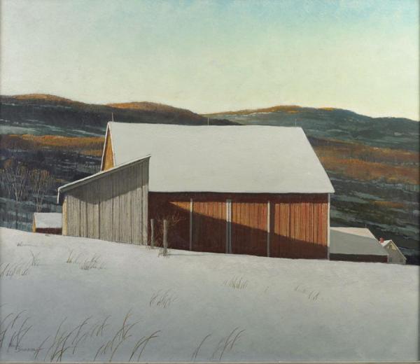 Connecticut Grain Barn by Eric Sloane