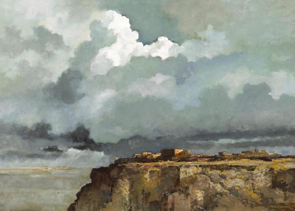 Eric Sloane Sky City (storm Over Walpi)
