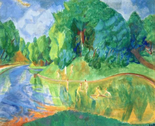 Erich Heckel Bathers In The Park