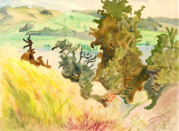 Blick Auf Den Untersee by Erich Heckel