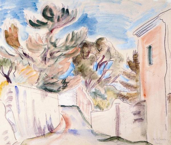 In Nimes by Erich Heckel Oil Painting Reproductions