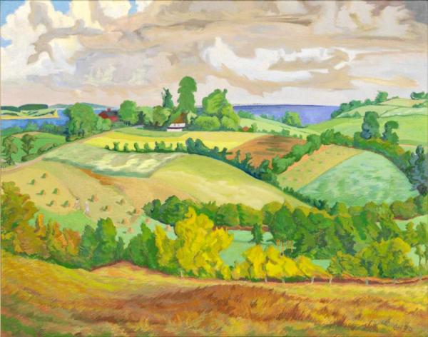 Landscape On The Fjord, 1939 by Erich Heckel