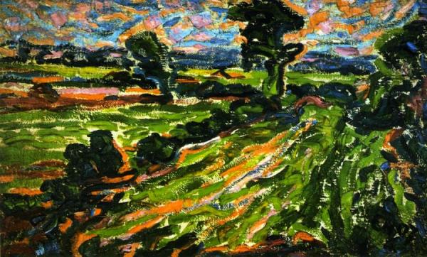 Erich Heckel Marschland (dangast)