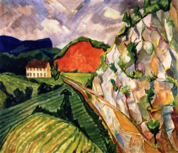 Red Quarry by Erich Heckel