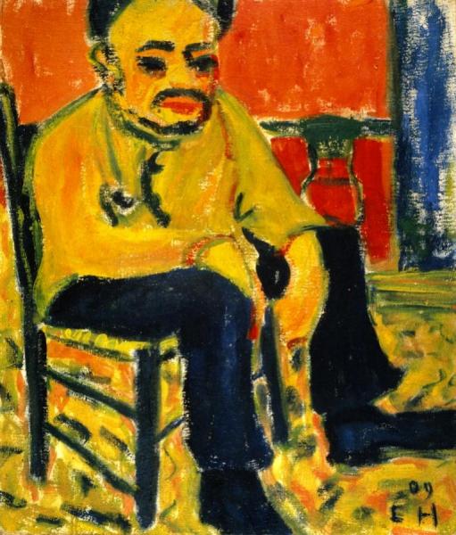 Erich Heckel Seated Man