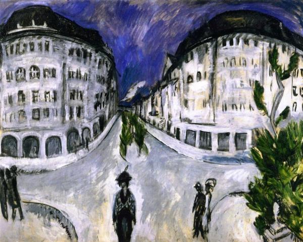 Erich Heckel Street At Schöneberg City Park