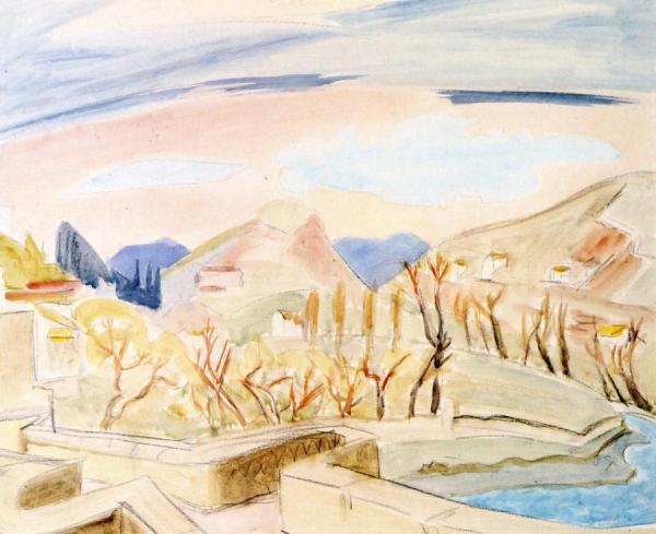 The Bridge At Le Puy by Erich Heckel