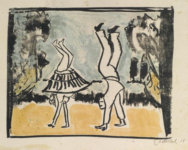 VarietÉszene by Erich Heckel