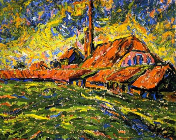 Ziegelei (dangast) by Erich Heckel