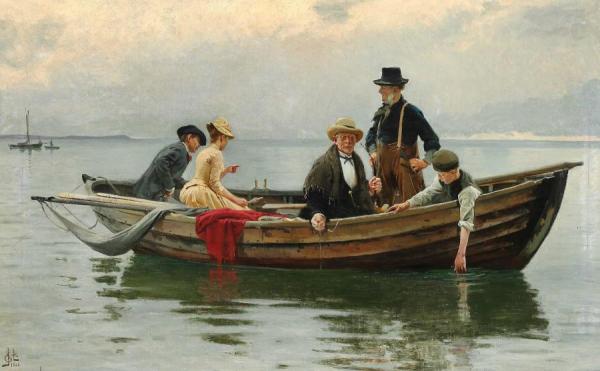 Untitled By Erik Henningsen by Erik Henningsen Oil Painting Reproductions