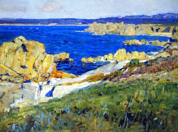The Summer Sea by Ernest Bruce Nelson Oil Painting Reproductions