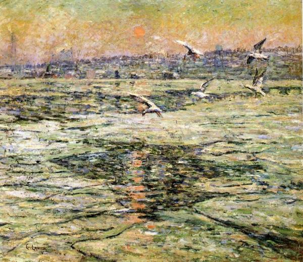 Blue Night by Ernest Lawson