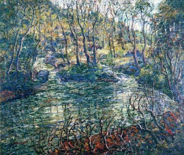 Connecticut Trout Stream by Ernest Lawson
