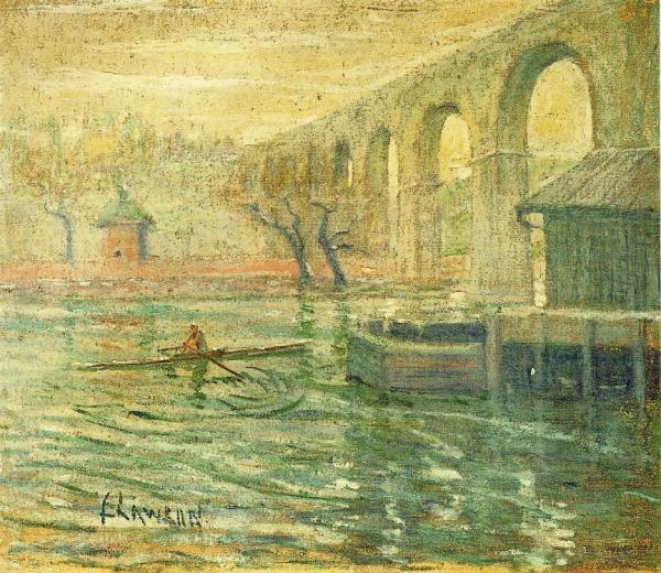 High Bridge At Noon by Ernest Lawson