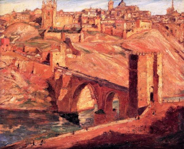 Highbridge And View Of Toledo by Ernest Lawson
