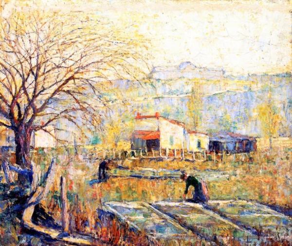 Hot Beds by Ernest Lawson