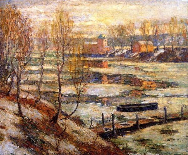 In The River by Ernest Lawson