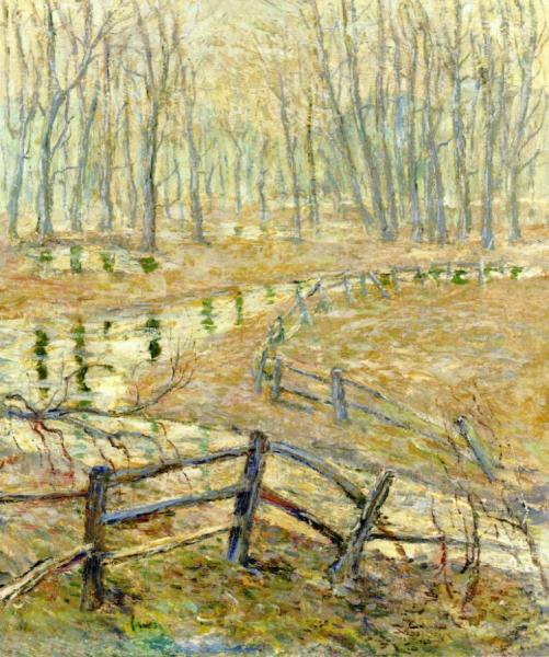 Landscape With Stream by Ernest Lawson