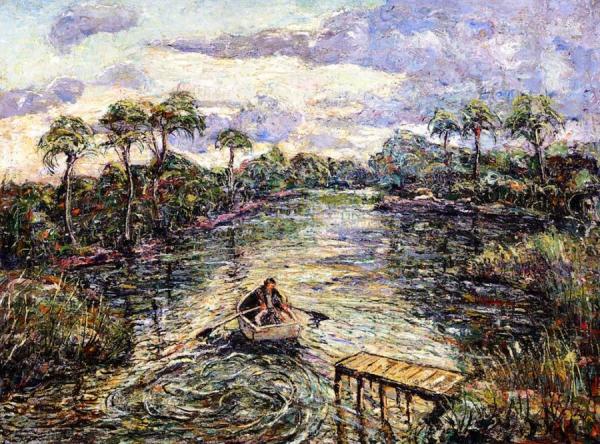 River Through The Everglades by Ernest Lawson