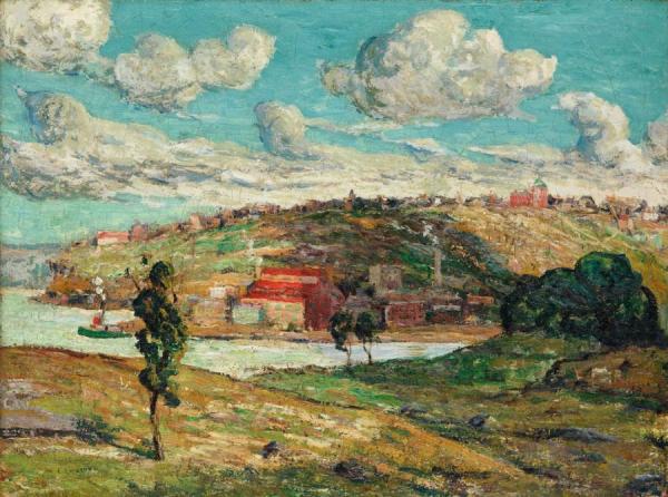Shadows, Spuyten Duyvil Hill by Ernest Lawson