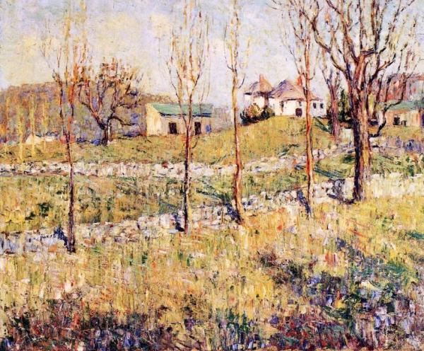 Spring Hillside by Ernest Lawson
