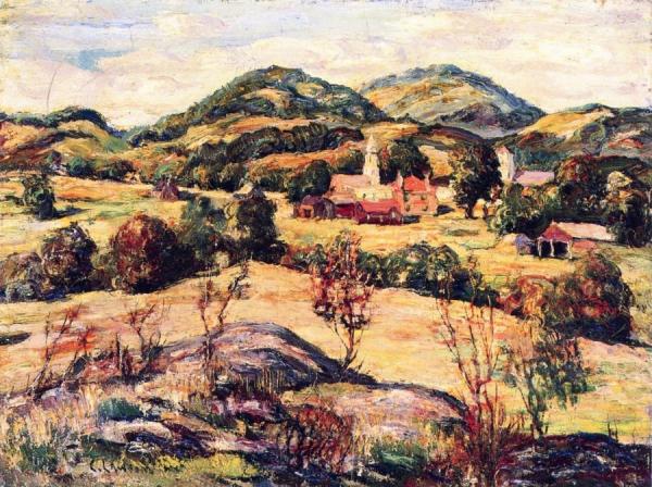 Sunlit Hills by Ernest Lawson