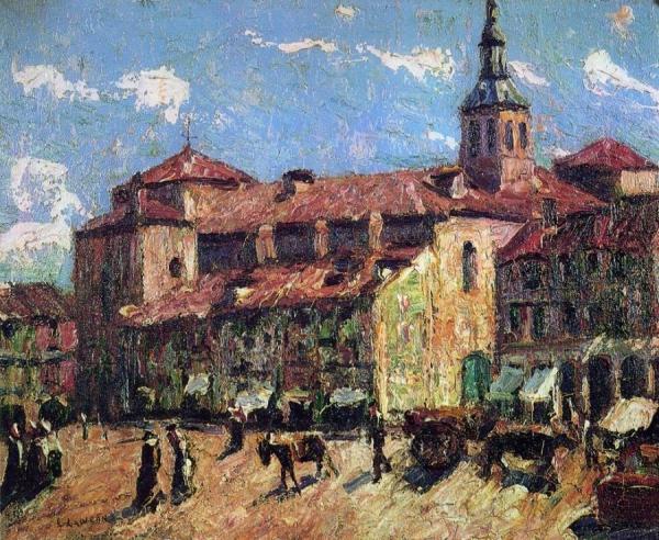 Sunny Day - Segovia by Ernest Lawson
