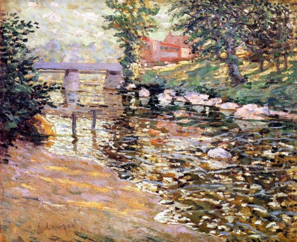 The Bronx River by Ernest Lawson Oil Painting Reproductions