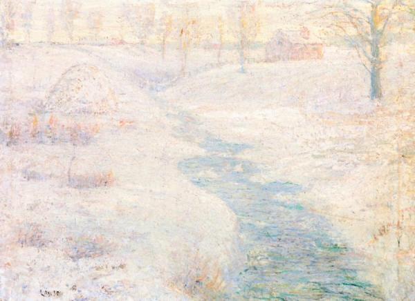 The Frozen Haystack by Ernest Lawson