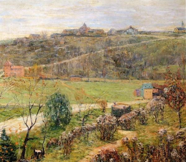 The Hillside by Ernest Lawson