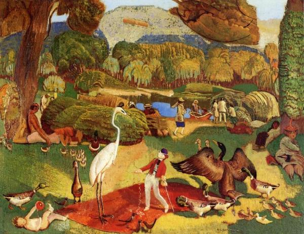 Ernest Leonard Blumenschein The Clown's Family Takes A Day Off