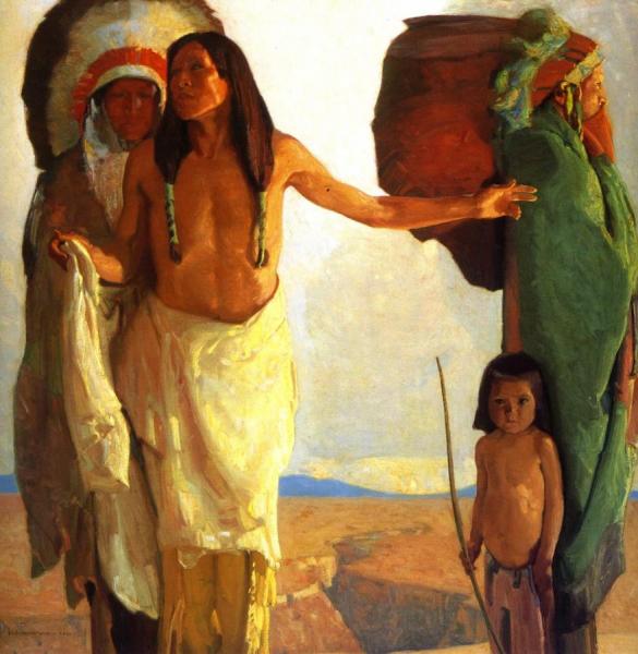 Ernest Leonard Blumenschein The Peacemaker