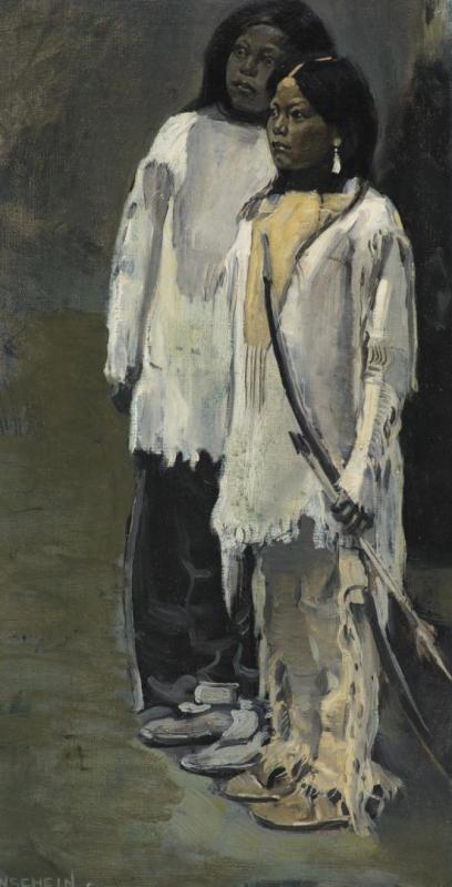Indian Boys by Ernest Leonard Blumenschein