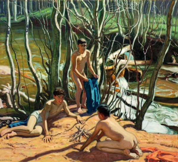 Dip In The Rio Hondo by Ernest Martin Hennings