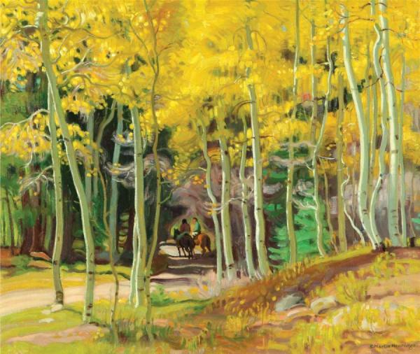 Along The Canyon Road I by Ernest Martin Hennings