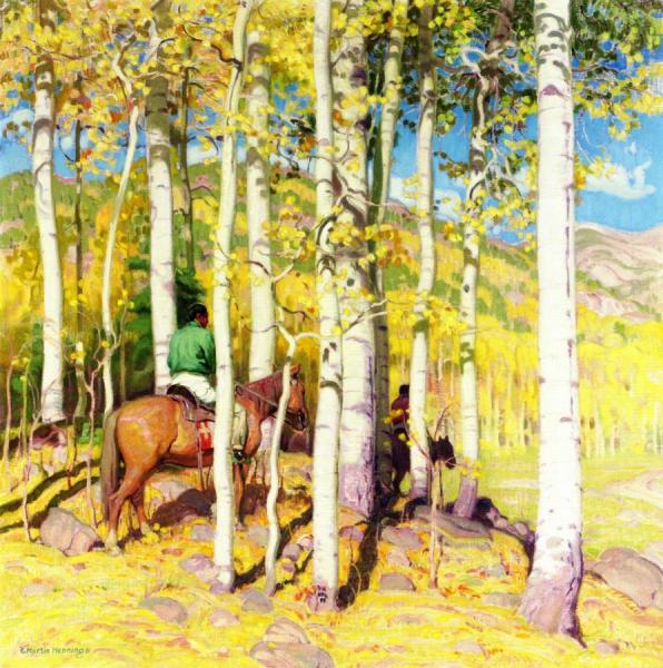 Indian Summer by Ernest Martin Hennings