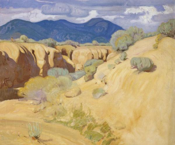 Out In The Desert by Ernest Martin Hennings