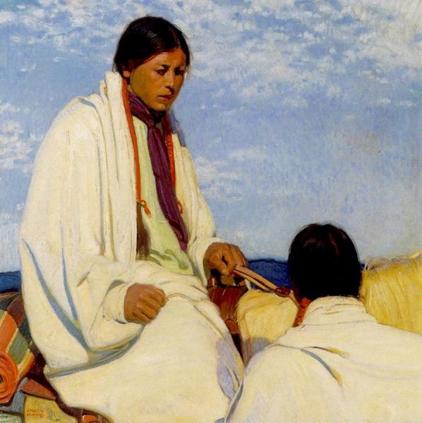 The Encounter by Ernest Martin Hennings