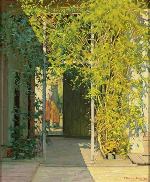 The Vined Entrance by Ernest Martin Hennings