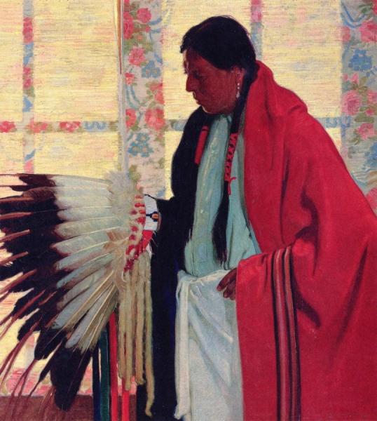The War Bonnet by Ernest Martin Hennings