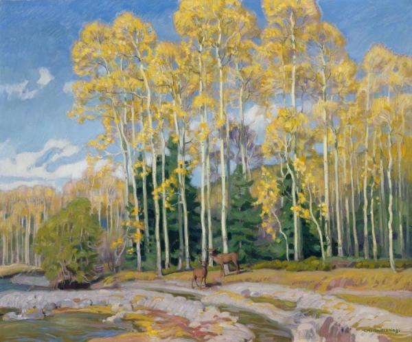 The Waterhole, 1930 by Ernest Martin Hennings
