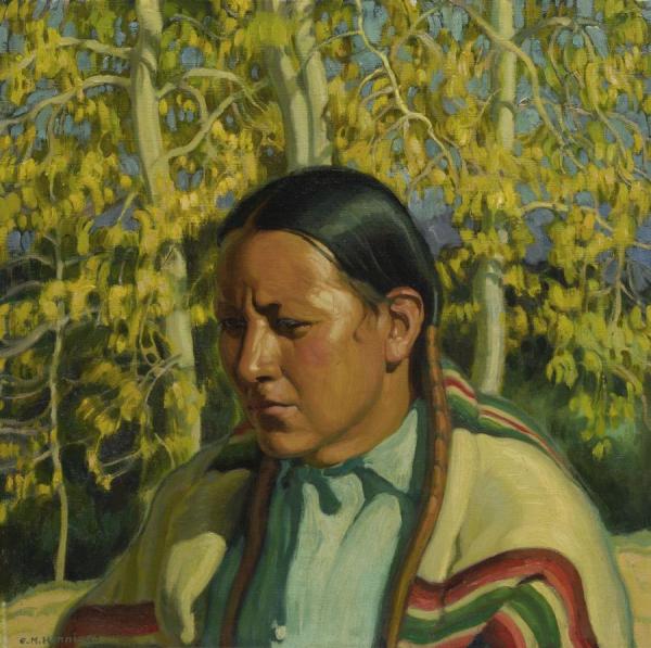 Portrait Of Frank Samora by Ernest Martin Hennings