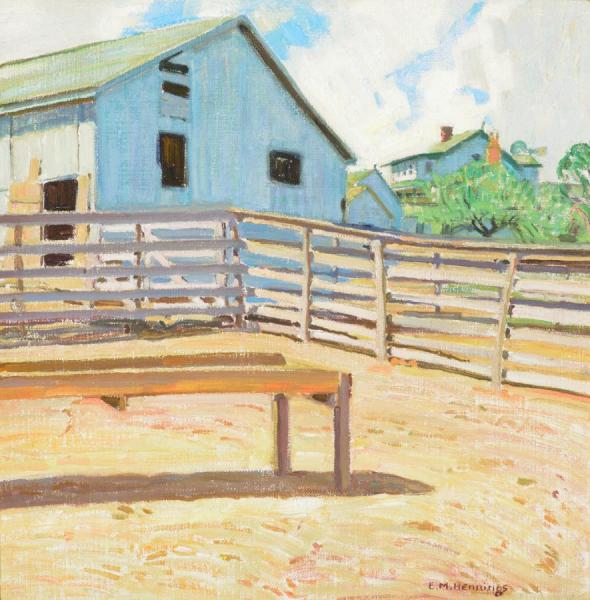 The Corral by Ernest Martin Hennings