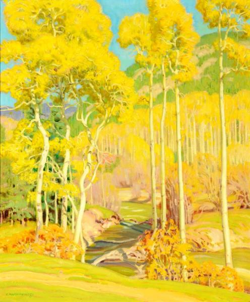 Twining Canyon, Circa 1930 by Ernest Martin Hennings